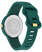 Versace Women's Swiss V-Pop Green Silicone Strap Watch 39mm