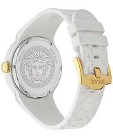 Versace Men's Swiss V-Pop White Silicone Strap Watch 43mm