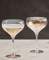 Anton Studio Designs Palazzo Champagne Coupes, Set of 2