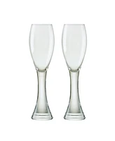 Anton Studio Designs Manhattan Champagne Flutes, Set of 2