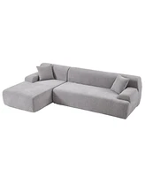 Streamdale Furniture Simplified Style L-Shape Modular Sectional Sofa