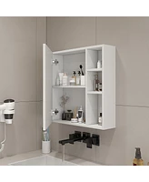 Streamdale Furniture Mirror Cabinet and Separate Wall Mirror for Bathroom Space Saving and Storage