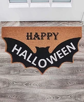 Vcny Home Bat Halloween Outdoor Doormat, 18" x 30"