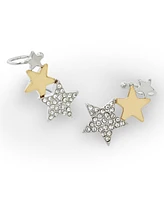 Betsey Johnson Faux Stone Midnight Magic Starry Crawler Earrings