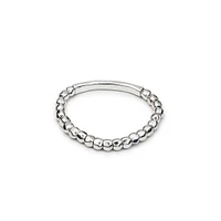 UNOde50 Rigid Sterling Silver Elastic Bracelet