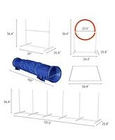 Streamdale Furniture 6Pack Dog Agility Training Equipment Set