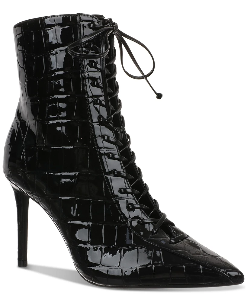 I.n.c. International Concepts Women's Hariet Lace-Up Booties, Created for Macy's