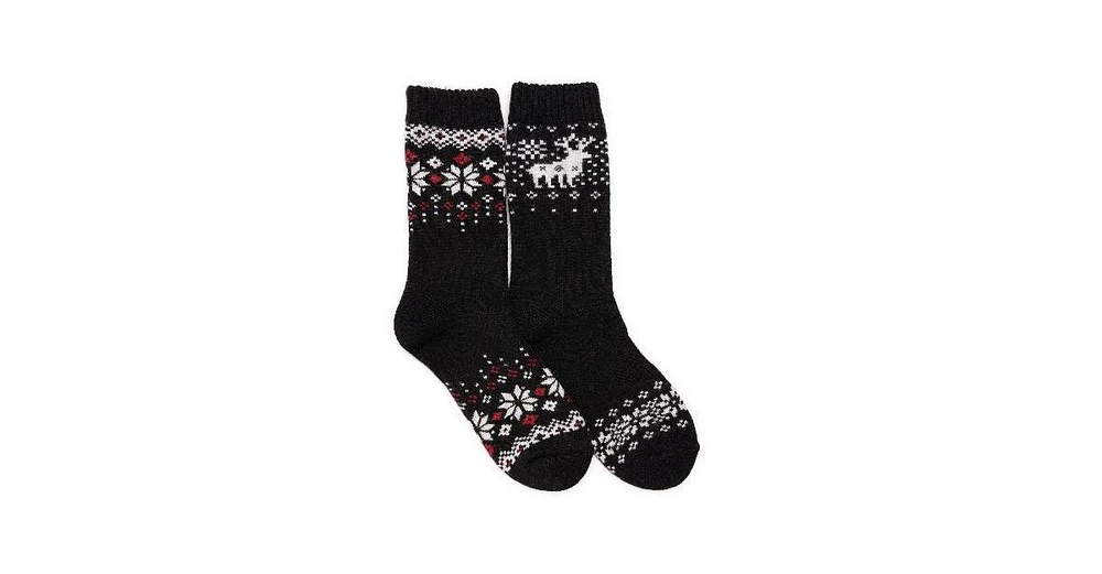 Muk Luks Women's 2 Pack Wool Socks