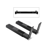 Pyle Universal Wall Mount Sound Bar Speaker Brackets, Adjustable Center Channel Hanging Mounts