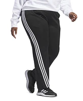 adidas Plus Three-Stripe Snap-Hem Track Pants