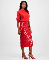 Astr the Label Women's Amos Sequin Midi Skirt