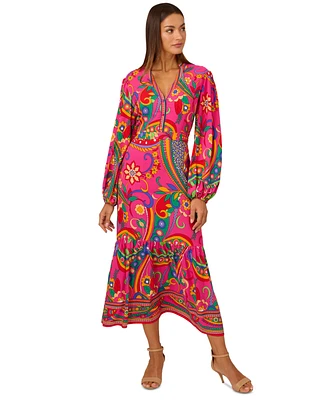 Adrianna by Papell Women's Printed Midi Dress