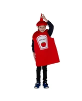 Dress Up America Ketchup Bottle Tunic & Hat Costume Set