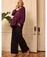 Motherhood Maternity Under the Belly Utility Cargo Relaxed Fit Pant