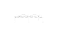 Slickblue Practical Waterproof Folding Tent with Two Windows, Ideal for Various Outdoor Uses in White