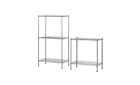 Slickblue Adjustable Floor Standing Carbon Steel Storage Rack for Versatile Organization