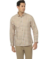 Vustra Men's Sawtooth Plaid Button-Down Shirt