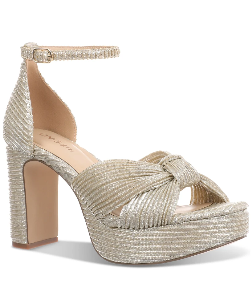 On 34th Sabinaa Platform Sandals, Created for Macy's