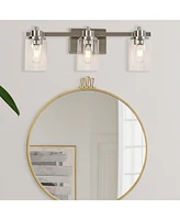 Flynama Vanity light 4.33-in 3-Light Matte Bronze Industrial Vanity Light