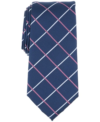 Club Room Men's Corson Classic Grid Tie, Created for Macy's