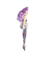 Aurora Large Flutter Fashion Sparkles Ophelia Sea Sparkles Enchanting Plush Toy Purple 17.5"