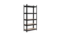 Slickblue 5-Tier Heavy Duty Metal Shelving Rack Unit - Black