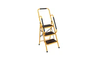 Slickblue 3 Step Ladder Portable Lightweight Step Stool