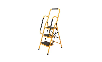 Slickblue 3 Step Ladder Portable Lightweight Step Stool