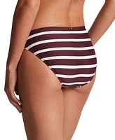 Lauren Ralph Women's Striped Hipster Bikini Bottoms