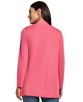 Jones New York Women's Open-Front Ribbed-Edge Cardigan