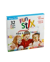 Dress Up America 32 Face Paint Crayon Set