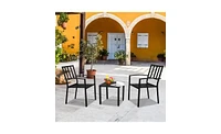 Slickblue Fashionable and Simple Wrought Iron Side Table