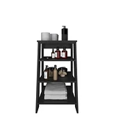Colyn Linen Cabinet, Four Shelves, Vertical, White