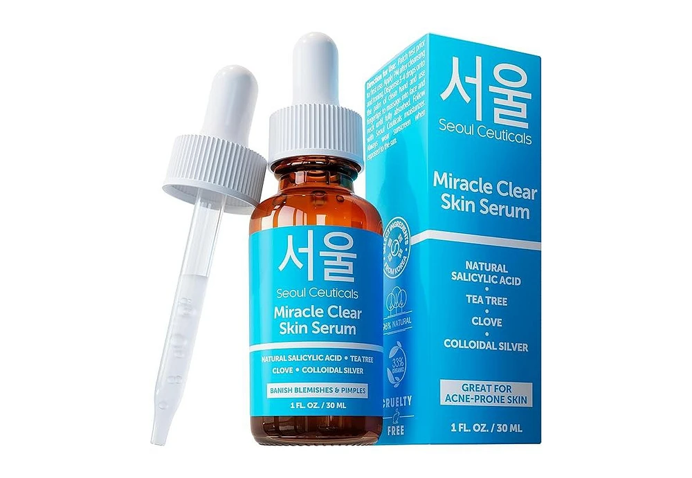 Seoul Ceuticals Korean Skin Care Miracle Clear Acne Serum K Beauty Skincare