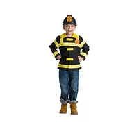 Dress Up America Fire Fighter Role-Play Set Black - Kids Boys & Girls