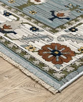 Oriental Weavers Keira KEI06 2'3"x7'6" Runner Area Rug