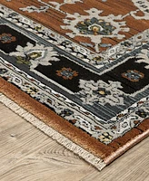 Oriental Weavers Keira KEI05 2'3"x7'6" Runner Area Rug