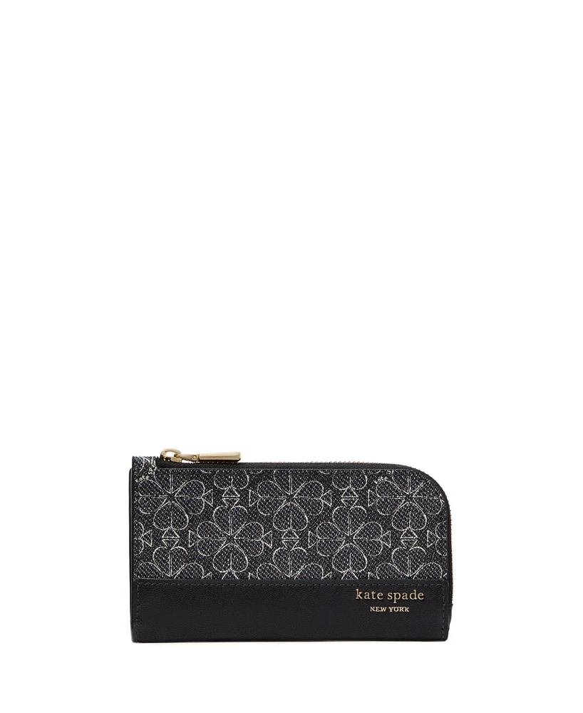 Kate Spade New York Women's Flower Slim Bifold Wallet