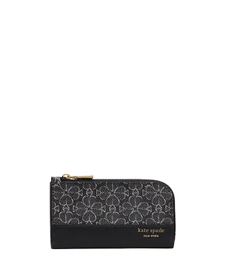 Kate Spade New York Women's Spade Flower Slim Bifold Wallet