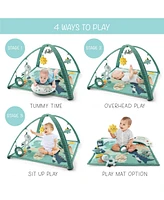 The Peanutshell Dino 7-in-1 Activity Play Gym & Play Mat for Baby