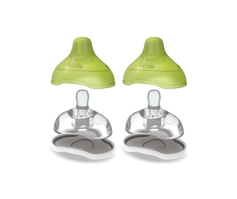 Kiinde Twist Active Latch Nipple - Slow Flow (2-pack)