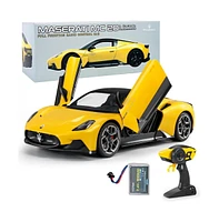 Miebely Maserati Remote Control Car, Openable Door 1: 12 Scale Rc Toy Car,Yellow