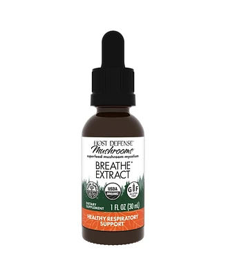 Host Defense Breathe Extract - Immune & Respiratory Support Mushroom Liquid Supplement