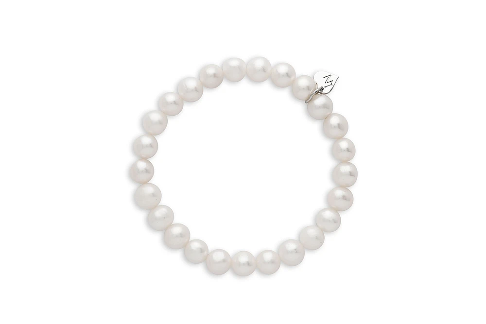 Lily Nily Girls Freshwater Pearl Strand Stretch Bracelet