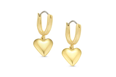 Lily Nily Girls Gold Heart Dangle Earrings