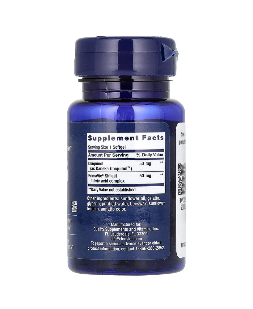 Life Extension Super Ubiquinol CoQ10 with Enhanced Mitochondrial Support mg