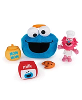 Sesame Street Official Cookie Monster Gonger Premium Plush Sensory Toys Playset