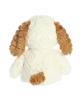 ebba Large Parker Puppy Huggy Collection Adorable Baby Plush Toy White 13"