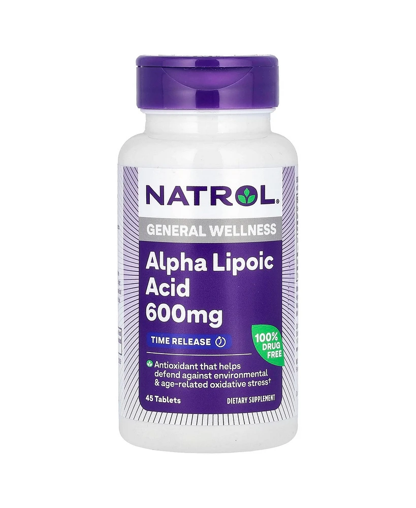 Natrol Alpha Lipoic Acid Time Release 600 mg