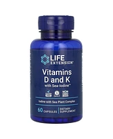 Life Extension Vitamins D and K with Sea-Iodine